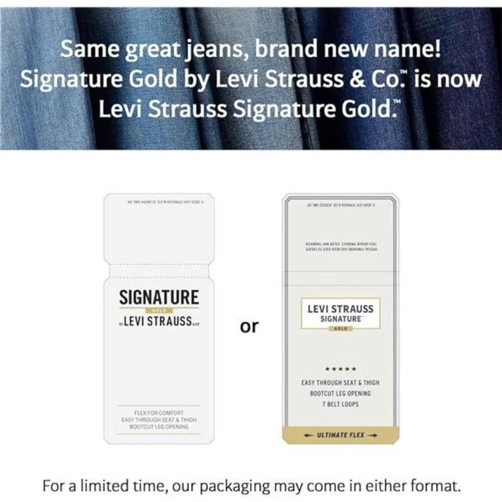 Levi Strauss Signature Gold Men's Relaxed Fit Flex Jeans (Available in Big & - Picture 5 of 5